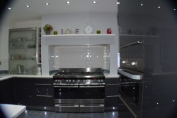 modern kicthen with large double oven